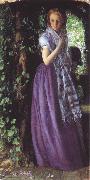 Arthur Hughes April Love oil on canvas